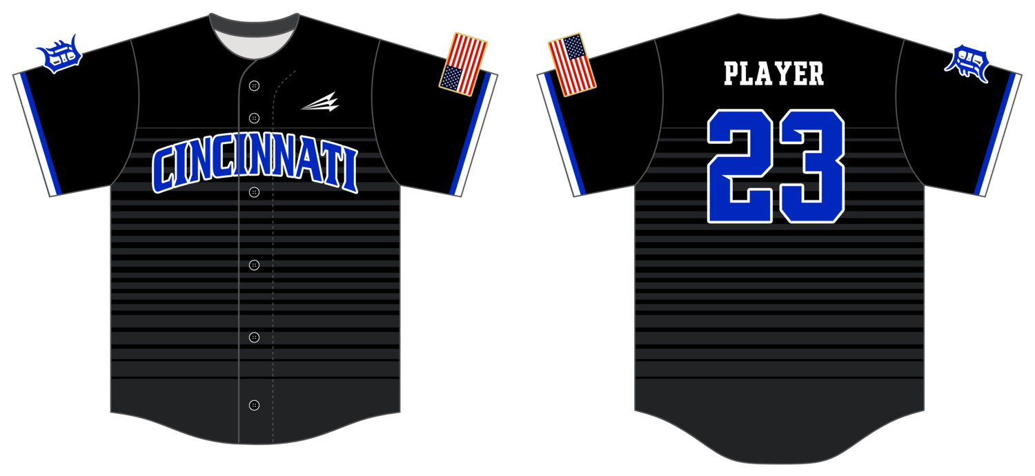 Cincinnati Dynasty Custom HexaFlex Baseball Jersey #J11