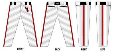 Utah Warriors Custom Relaxed Long Baseball Pant #BP1