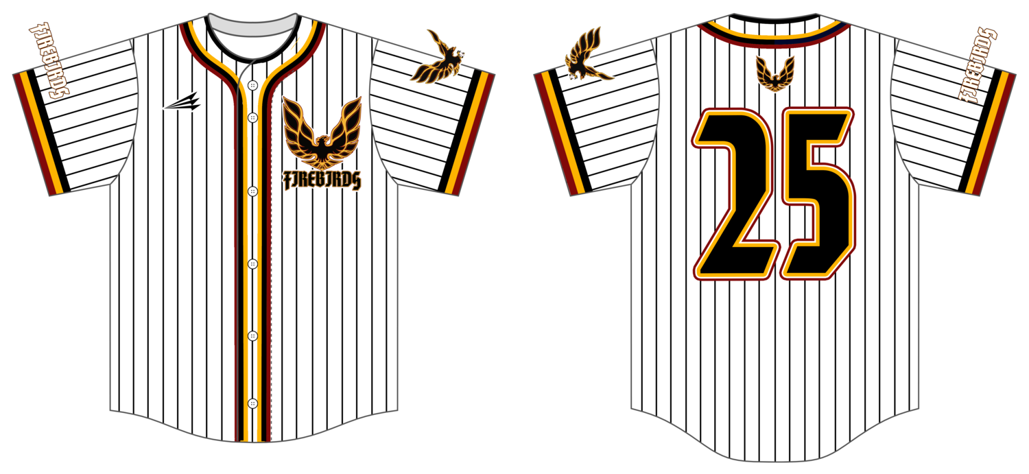 Rocky Mountain Firebirds Custom NanoDri Baseball Jersey #J1c