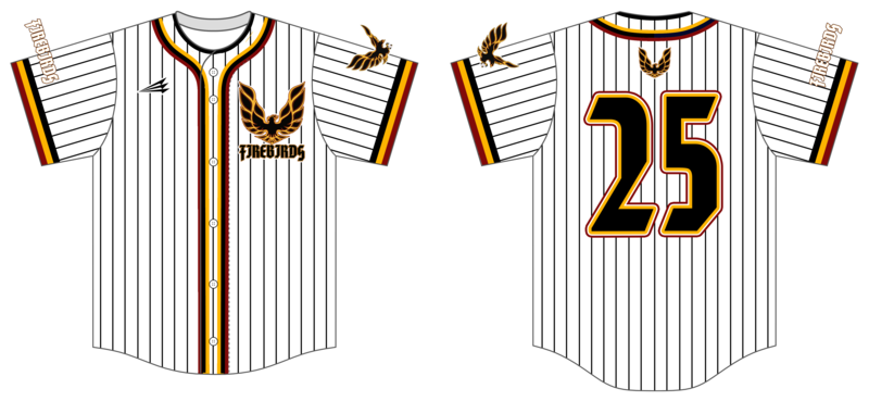 Rocky Mountain Firebirds Custom NanoDri Baseball Jersey #J1c