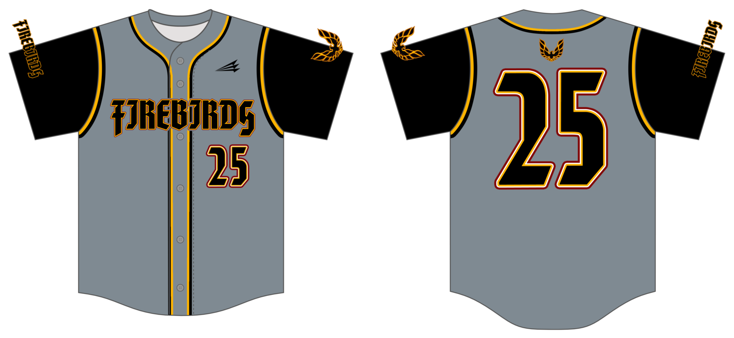 Rocky Mountain Firebirds Custom NanoDri Baseball Jersey #J2b