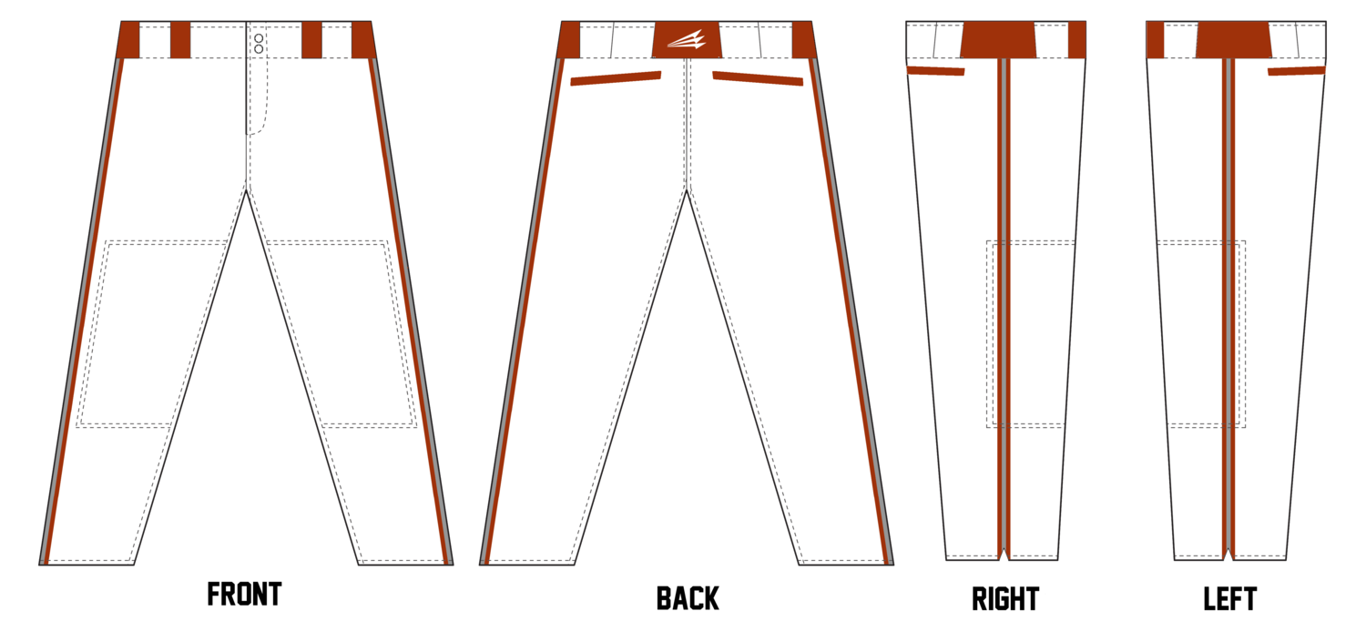 Triple Play Custom Long Relaxed Baseball Pant #BP2