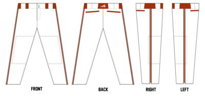 Triple Play Custom Long Relaxed Baseball Pant #BP2