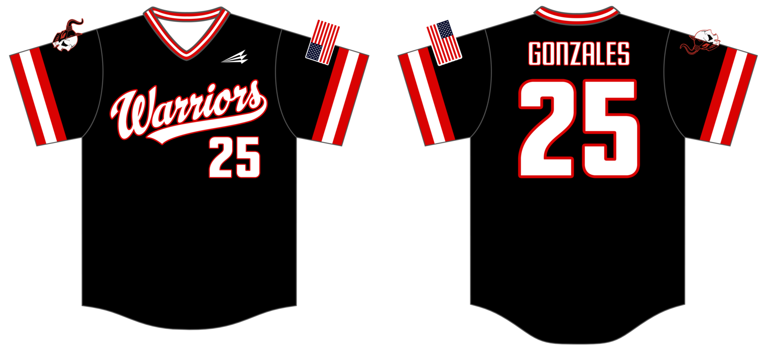 Utah Warriors Custom HexaFlex Baseball Jersey #J2