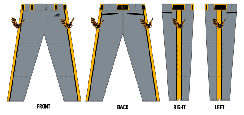 Rocky Mountain Firebirds Custom Long Relaxed Baseball Pant #BP2c