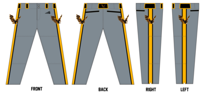 Rocky Mountain Firebirds Custom Long Relaxed Baseball Pant #BP2c