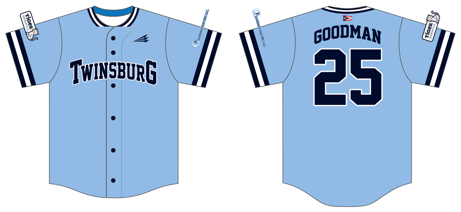 Twinsburg Tigers Custom HexaFlex Baseball Jersey #J6E