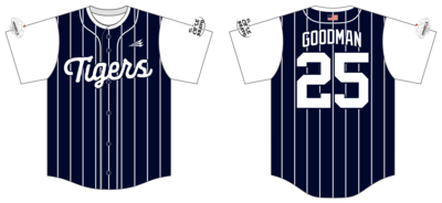 Twinsburg Tigers Custom NanoDri Baseball Jersey #J1E