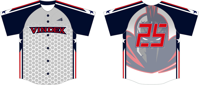 Vindex Custom NanoDri Baseball Jersey #J4