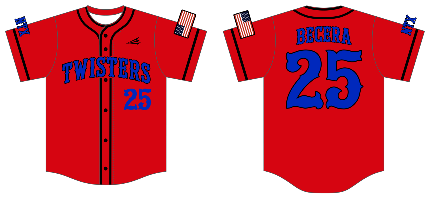 NTX Twisters Custom NanoDri Baseball Jersey #J1B