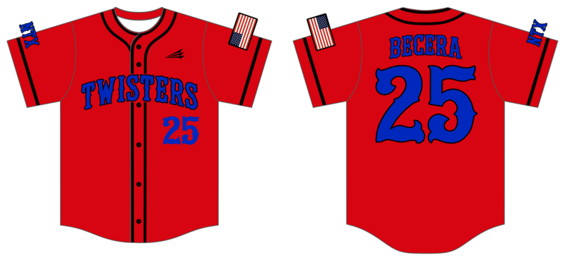 NTX Twisters Custom NanoDri Baseball Jersey #J1B