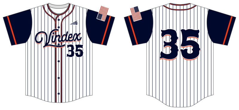 Vindex Custom NanoDri Baseball Jersey #J5