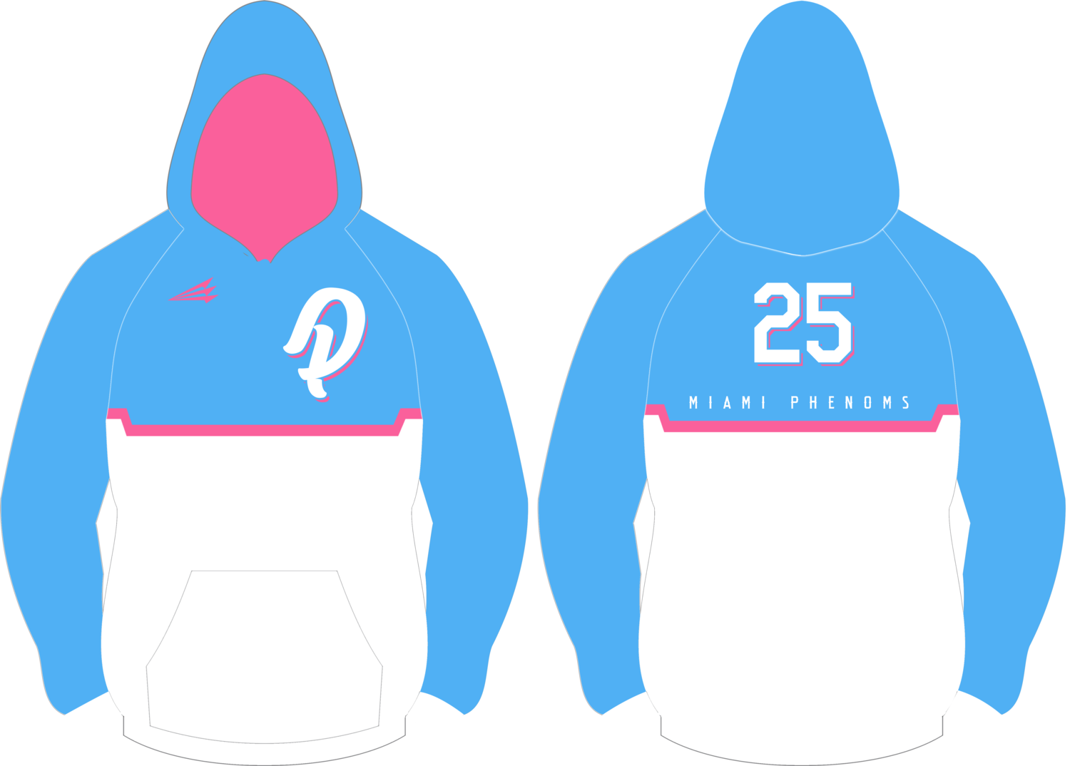 Miami Phenoms Custom Vulcan Hoodie #VH2