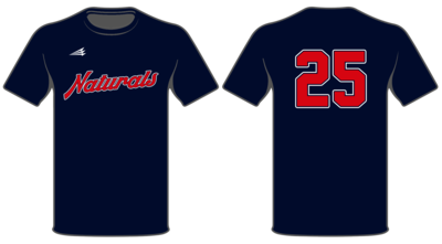 The Naturals Baseball Club Custom HyperTee #HT1