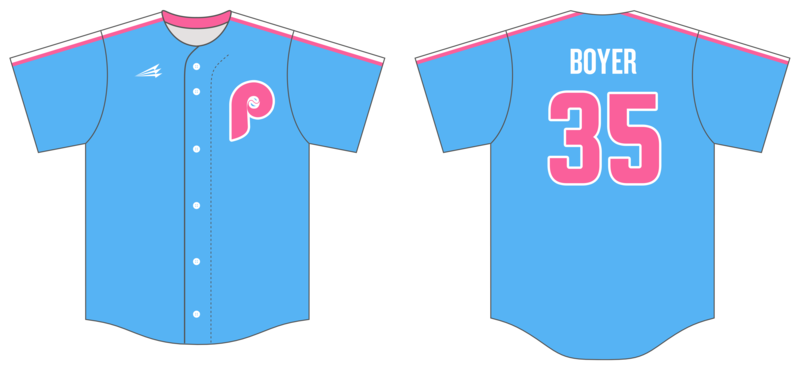 Miami Phenoms Custom NanoDri Baseball Jersey #J7