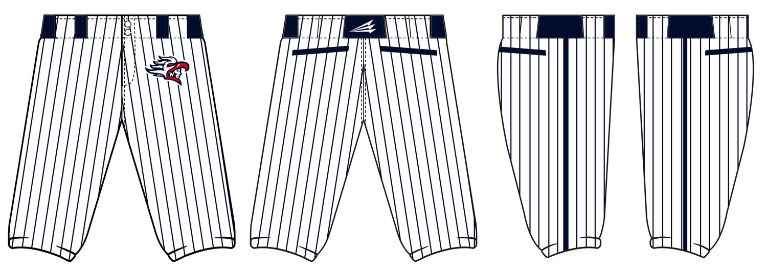 Michigan Warriors Custom Knicker Baseball Pant #BP11B