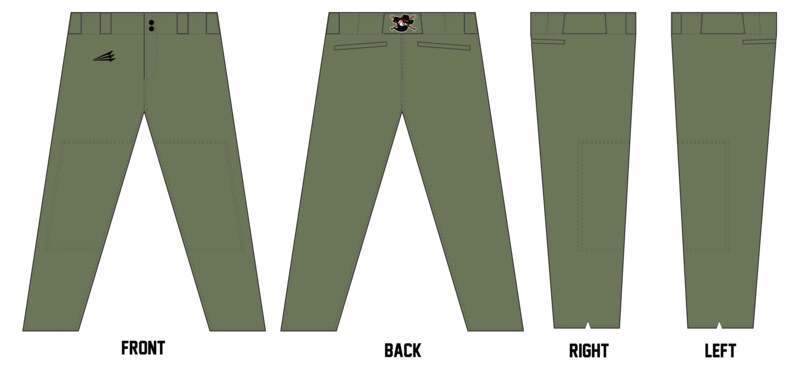 Miami Lakes Bandits Custom Long Relaxed Baseball Pant #BP1B
