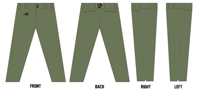 Miami Lakes Bandits Custom Long Relaxed Baseball Pant #BP1B