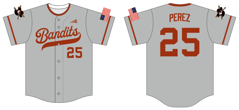 Miami Lakes Bandits Custom HexaFlex Baseball Jersey #J5B