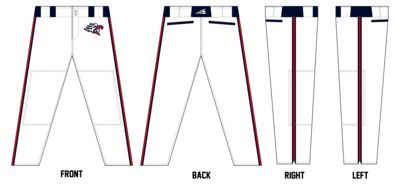 Michigan Warriors Custom Long Relaxed Baseball Pant #BP10