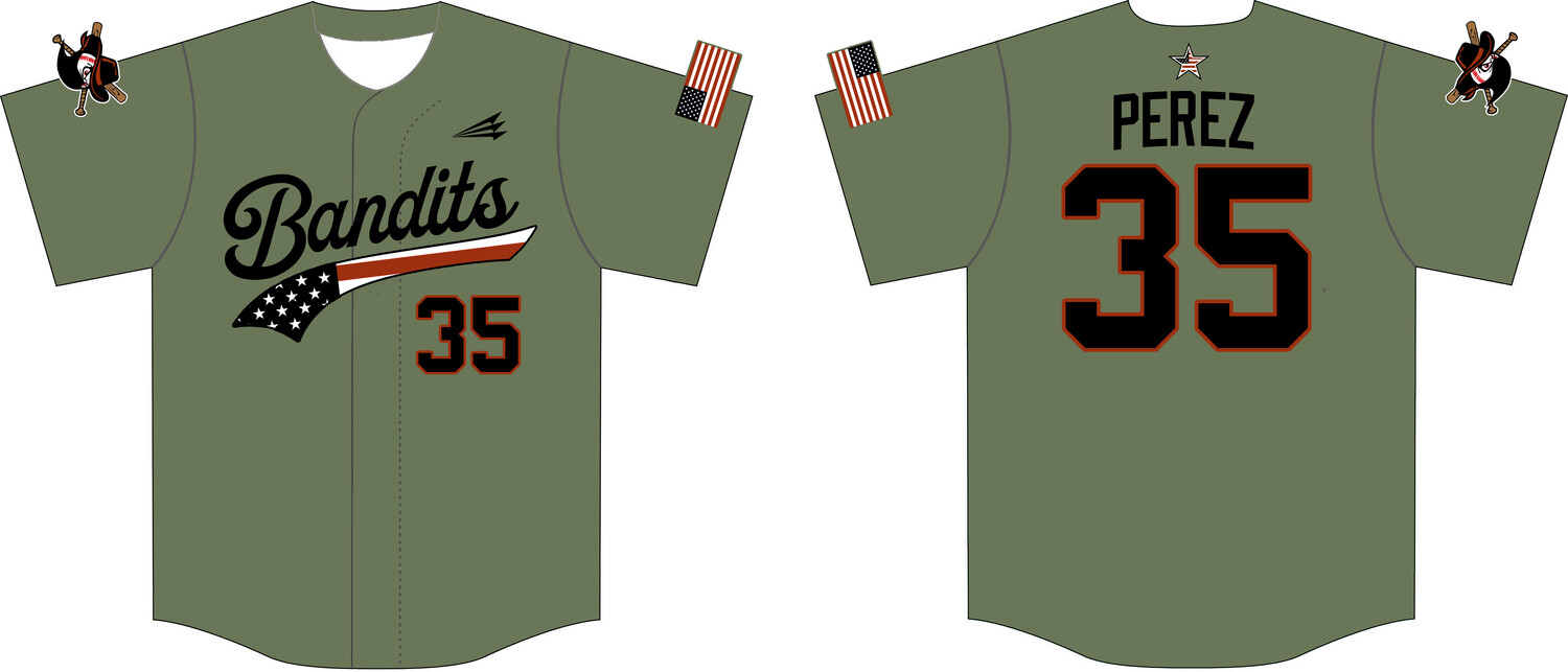 Miami Lakes Bandits Custom HexaFlex Baseball Jersey #J1B