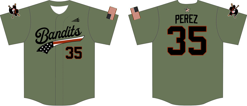 Miami Lakes Bandits Custom HexaFlex Baseball Jersey #J1B