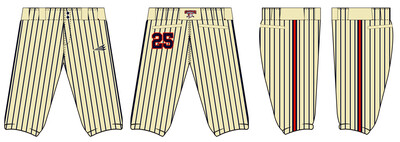 Central Ohio Cyclones Stacheman Elite Custom Knicker Baseball Pants #BP31