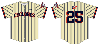 Central Ohio Cyclones Custom Hexaflex Baseball Jersey #J34