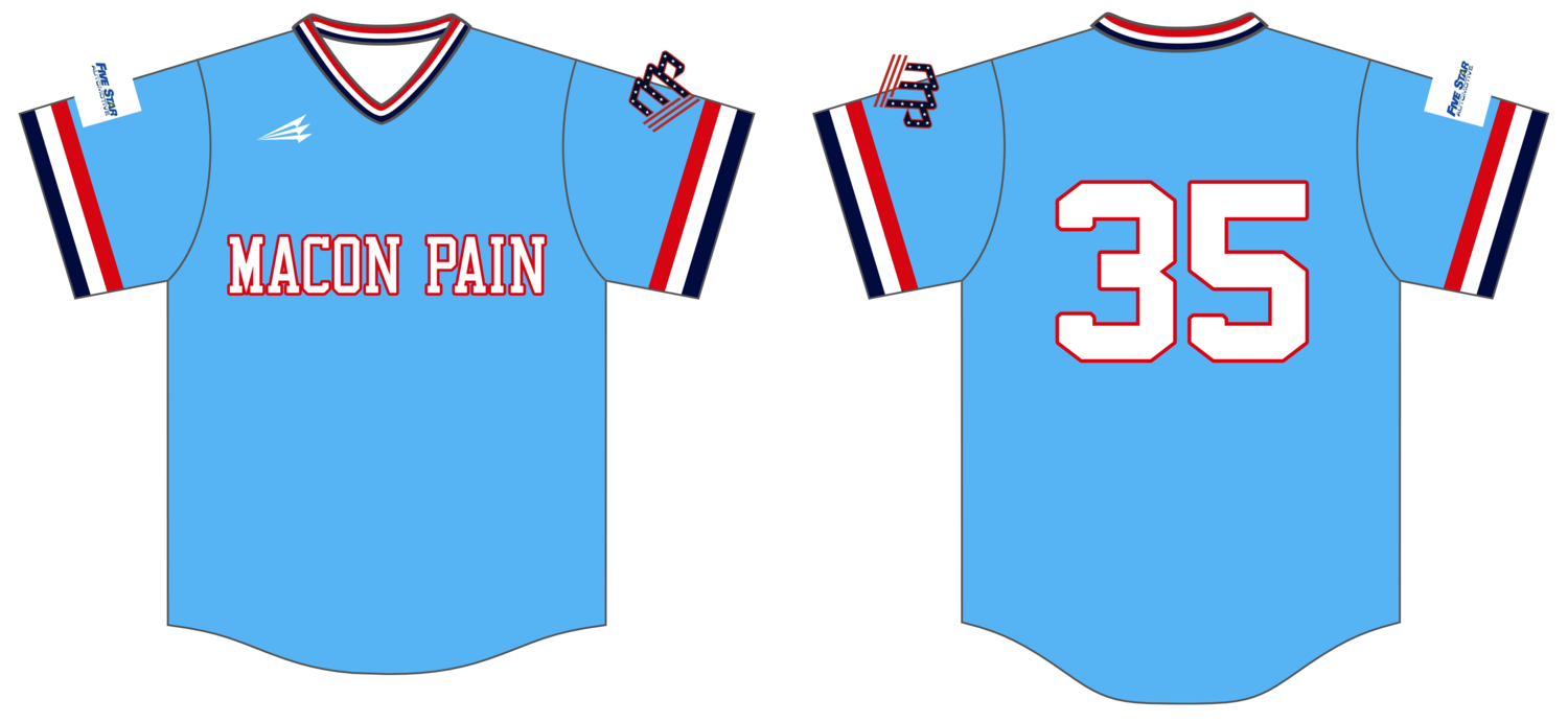 Macon Pain Custom HexaFlex Baseball Jersey #J3B