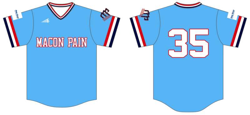 Macon Pain Custom HexaFlex Baseball Jersey #J3B