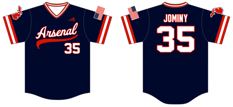 Arsenal (Jominy) Custom Nanodri Baseball Jersey #J1B