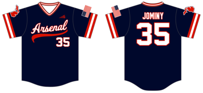Arsenal (Jominy) Custom Nanodri Baseball Jersey #J1B