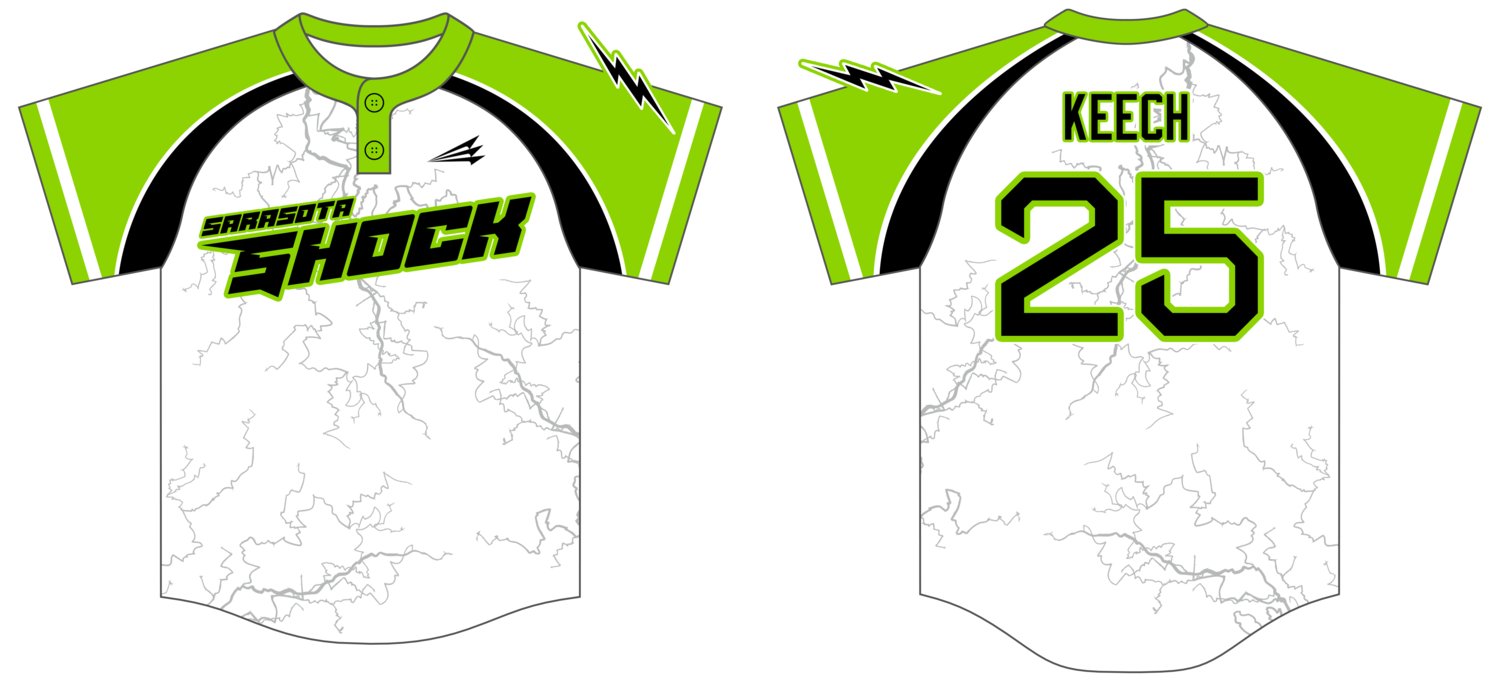 Sarasota Shock Custom Hexaflex Baseball Jersey #J14B