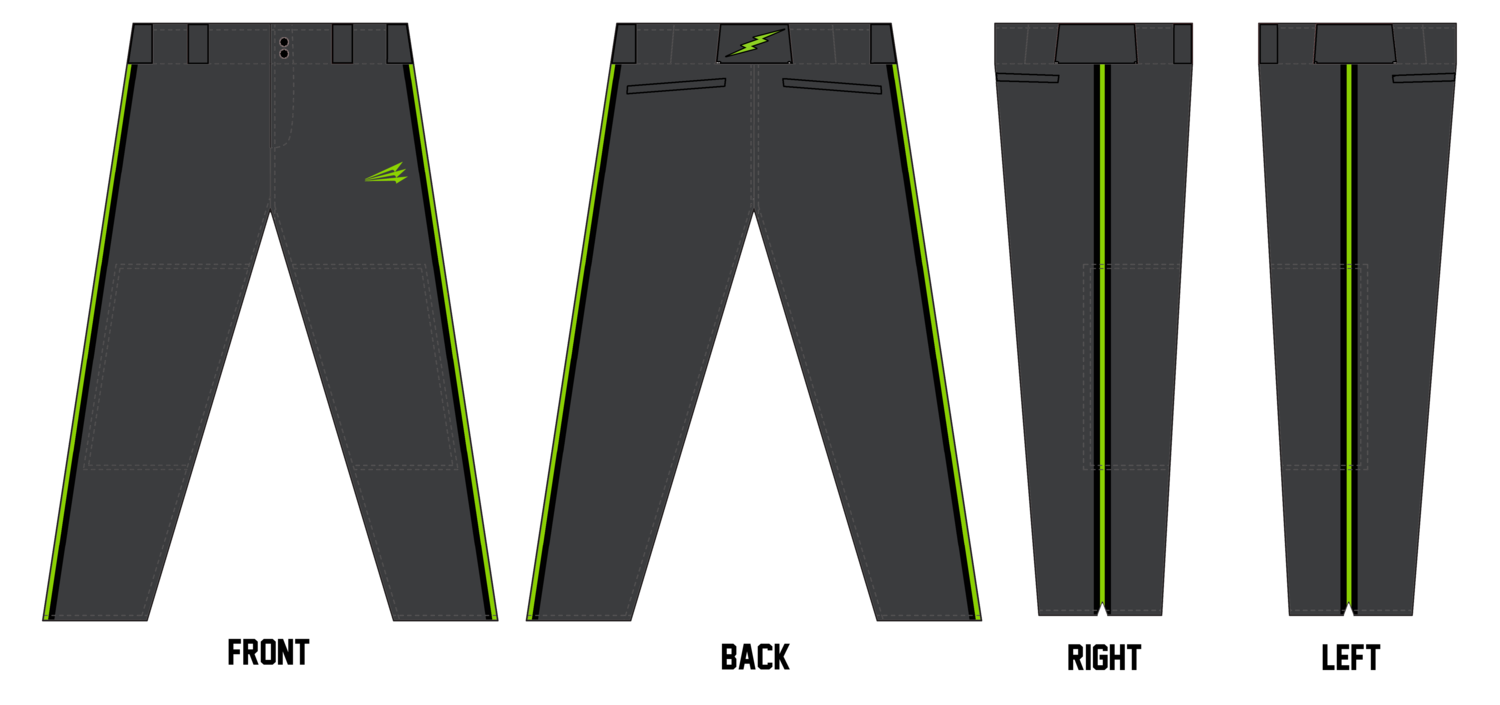 Sarasota Shock Stacheman Elite Custom Long Baseball Pants #BP10