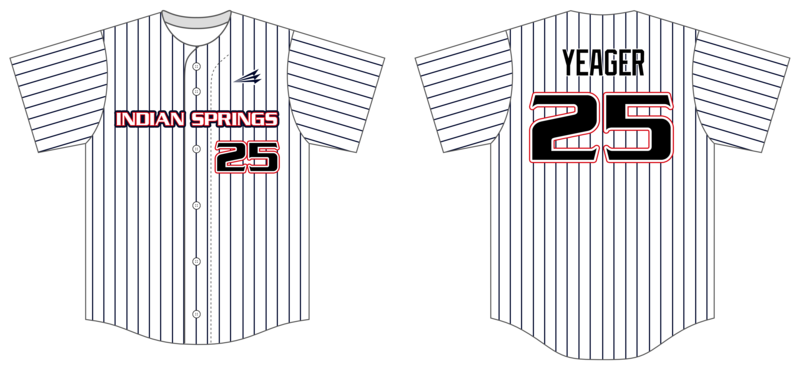 Indian Springs School Custom NanoDri Baseball Jersey #J3D