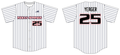 Indian Springs School Custom NanoDri Baseball Jersey #J3D