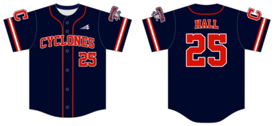 Central Ohio Cyclones Custom Hexaflex Baseball Jersey #J44