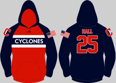 Central Ohio Cyclones Custom Vulcan Hoodie #VH2