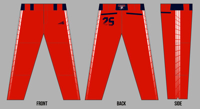 Central Ohio Cyclones Stacheman Elite Custom Long Baseball Pants #BP29F