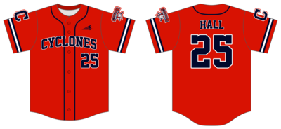 Central Ohio Cyclones Custom Hexaflex Baseball Jersey #J45