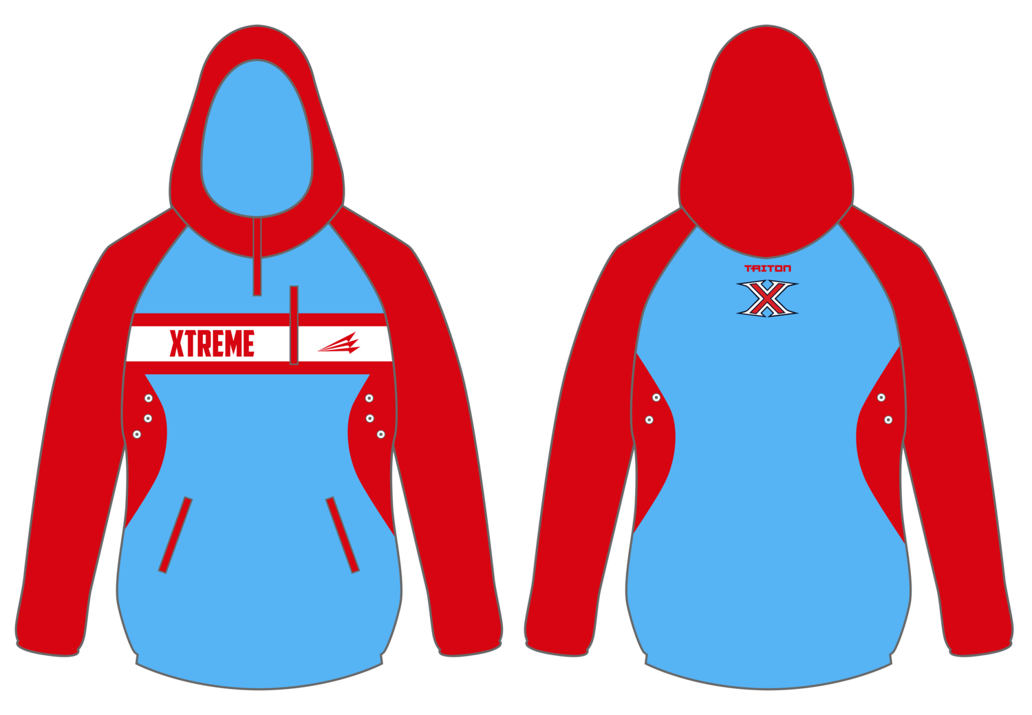 Xtreme Baseball Custom Gladiator Hoodie #GH3