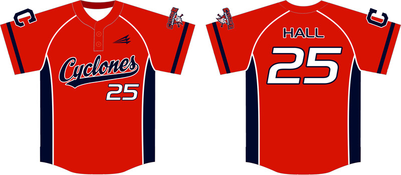 Central Ohio Cyclones Custom Hexaflex Baseball Jersey #J11