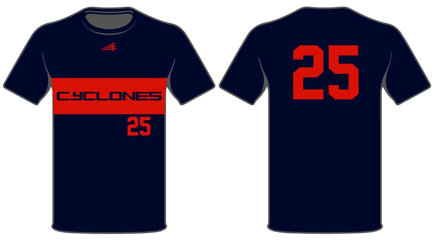 Central Ohio Cyclones Custom HyperTee #HT4