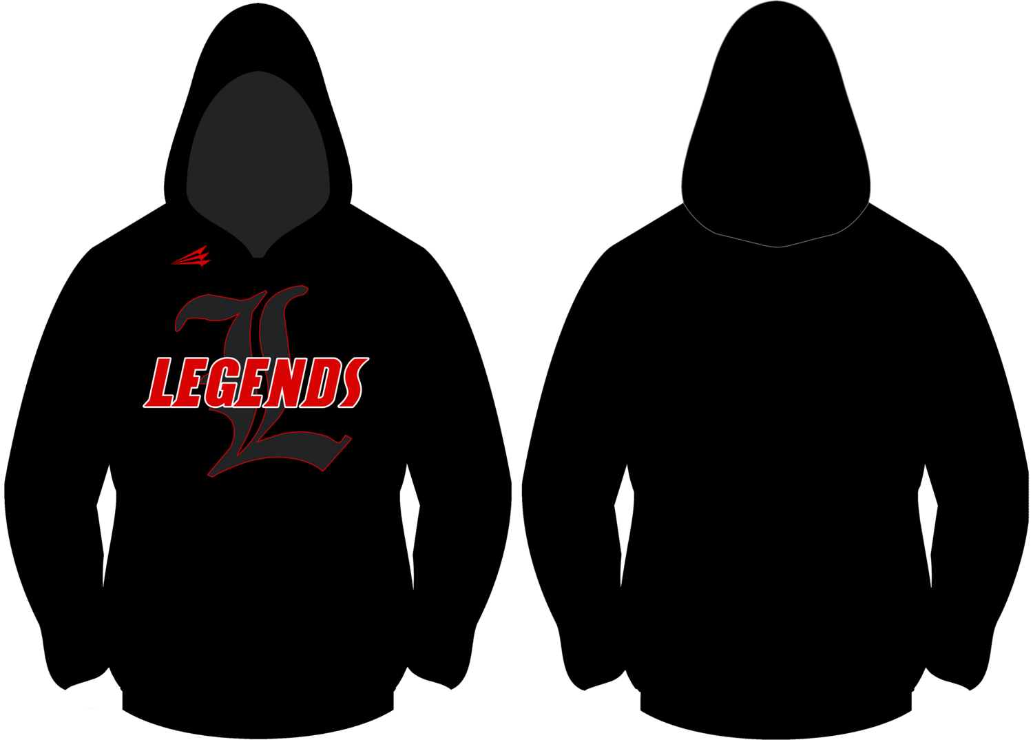 East Bay Legends Custom Vulcan Hoodie #VH1B