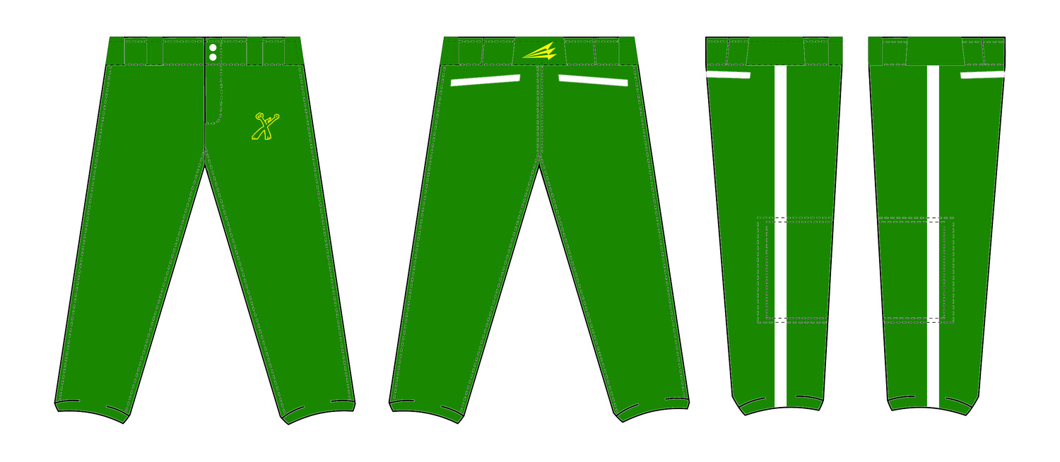Green Xtreme Custom Elite Softball Pant #FP4B