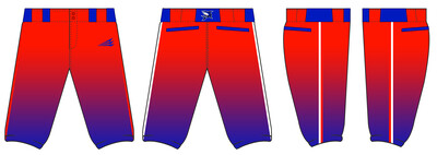 Morehead City Makos Stacheman Elite Custom Knicker Baseball Pants #BP2B