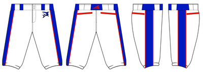Morehead City Makos Stacheman Elite Custom Knicker Baseball Pants #BP3B