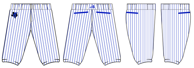 Texas Grit Stacheman Elite Custom Knicker Baseball Pants #BP2B