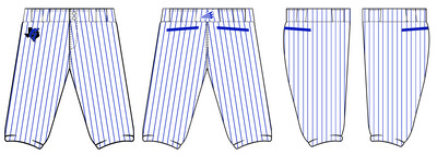 Texas Grit Stacheman Elite Custom Knicker Baseball Pants #BP2B