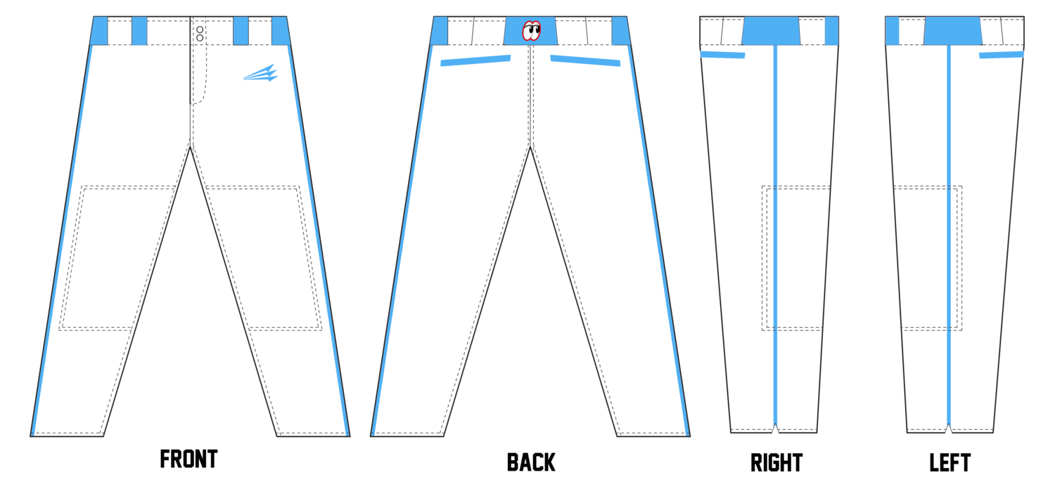 SW Lookouts Custom Long Relaxed Baseball Pant #BP1